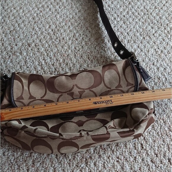 Coach Signature Jacquard Canvas Crossbody Shoulder bag - Picture 3 of 12